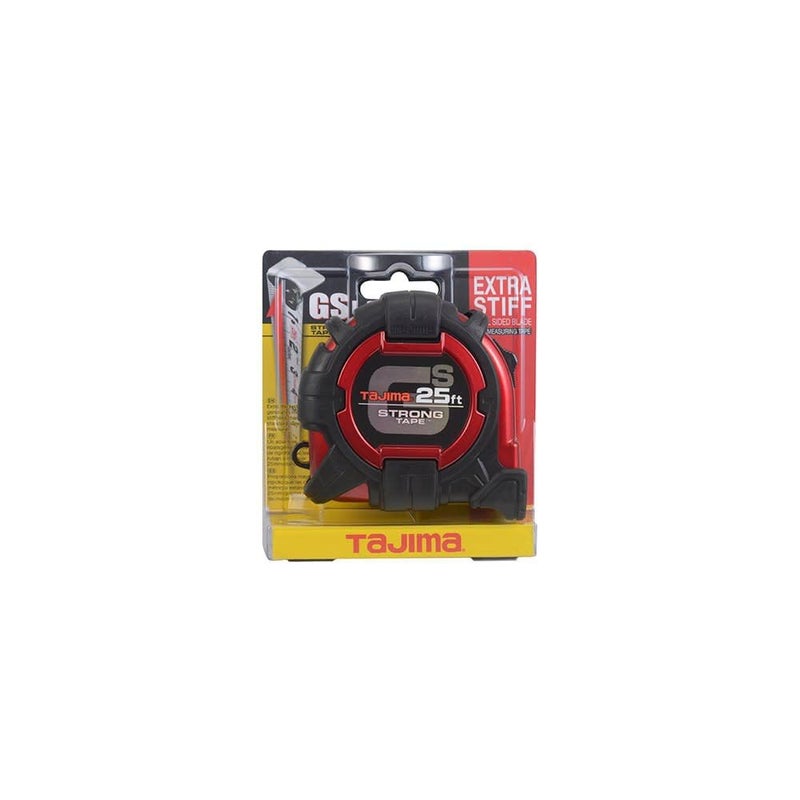 TAJIMA Tape Measure - 25 ft x 1-1/16 inch GS-Lock Measuring Tape with Shock Resistant Case & Acrylic Coated Blade - GS-25BW - Image 5